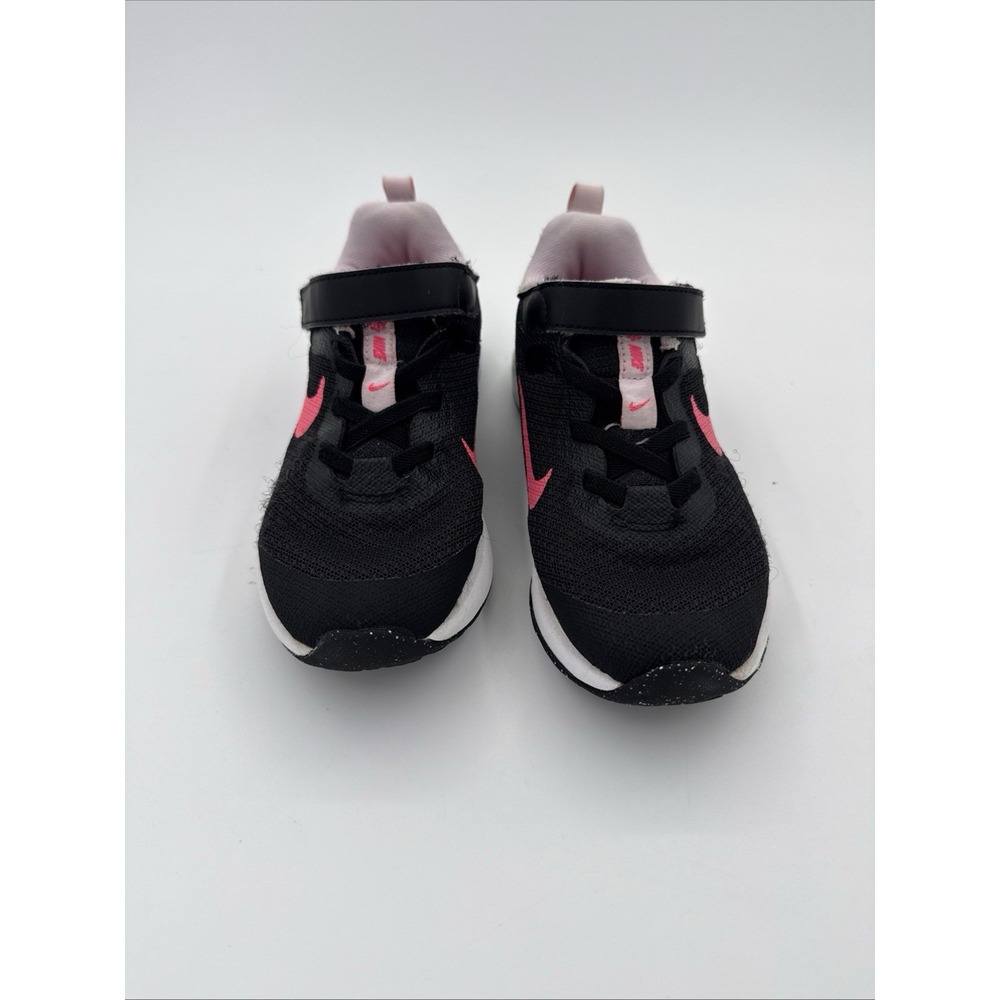 Nike Revolution Girls Black & Pink Athletic Sneakers Size 12C